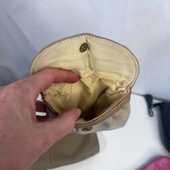 Lot of 6 Small Cosmetic Change Purses Pouches Bags (1 is a BAGGU pouch) - Picture 11 of 14